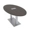 Skutchi Designs 33.5 in W, 59.5 in L, 29 in H, Engineered Wood Top, Brown HAR-OVL-34x60-DOU-ELEC-XD1025 - alternate 1